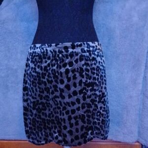 Main Strip Black and Gray Bubble Mini Skirt for Night Out
